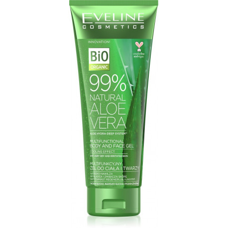 99% Natural Aloe Vera - Multifunkčný gél 99% Aloe Vera na tvár a telo      